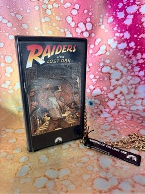 Raiders of the Lost Ark VHS Style purse. Handmade Recycled Nostalgia